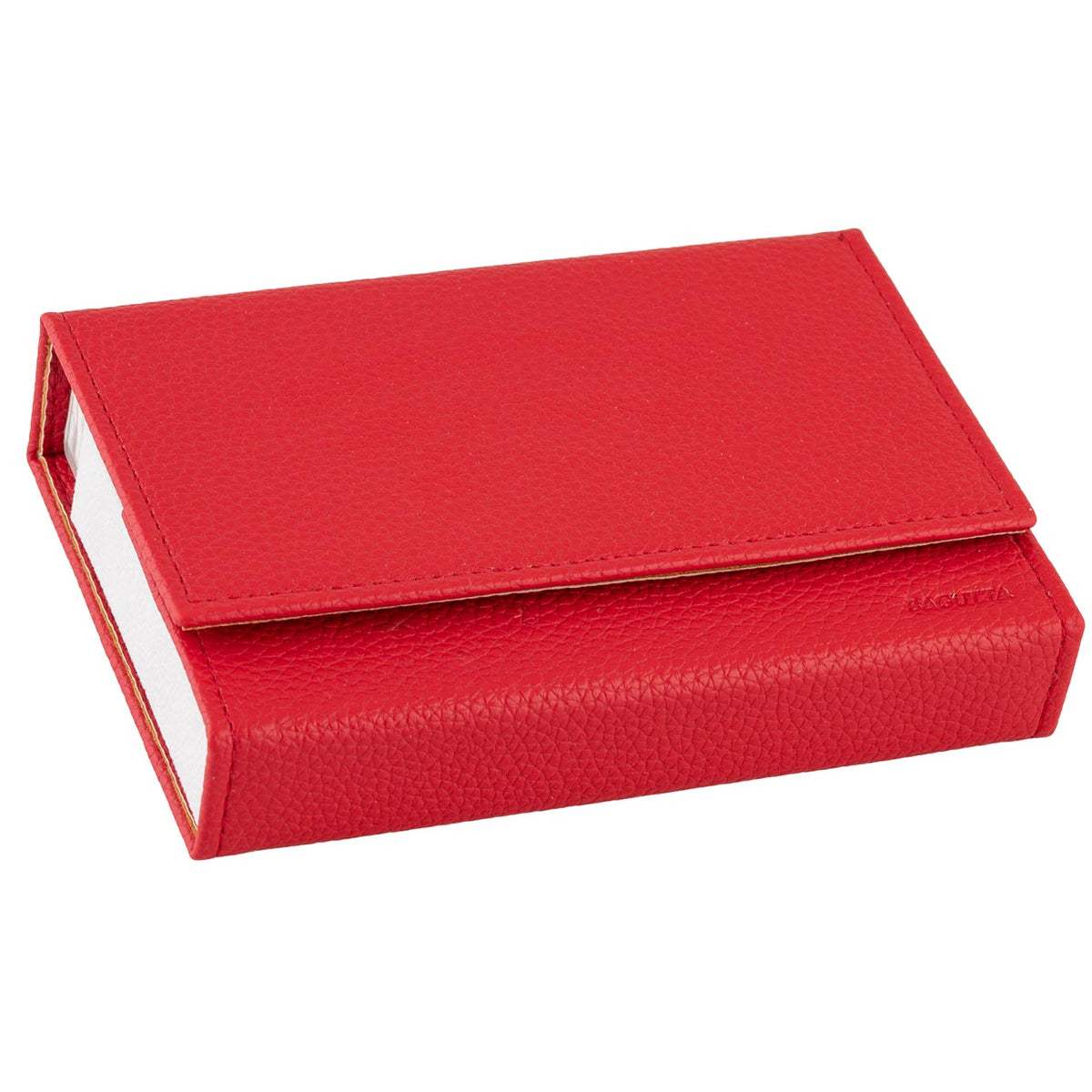 Bagutta Portamazzo Doppio per Carte da Gioco Rosso 15x10x3,5 cm
