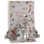 Bagutta Talismano Portafortuna Pulcinella con Numeri della Tombola e Barile 8,5 cm
