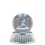 Bagutta Sfera di Cristallo LED Calciatore Diametro 6 cm Base Argentata