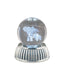 Bagutta Sfera di Cristallo LED Elefantini Diametro 6 cm Base Argentata