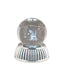 Bagutta Sfera di Cristallo LED Piccolo Principe Diametro 6 cm Base Argentata