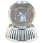 Bagutta Sfera di Cristallo LED Piccolo Principe Diametro 8 cm Base Argentata
