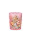 Bagutta Candela Pasquale in Bicchiere Decorato Uova Rosa con Tealight 6,5x8,5 cm