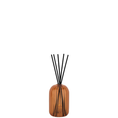 Bagutta Profumatore per Ambienti LED in Vetro Fesonato Arancio 6,5x10 cm Fragranza Inclusa