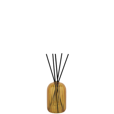 Bagutta Profumatore per Ambienti LED in Vetro Fesonato Giallo 6,5x10 cm Fragranza Inclusa