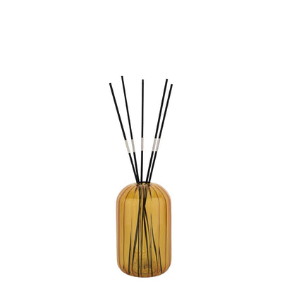 Bagutta Profumatore per Ambienti LED in Vetro Fesonato Giallo 8,5x14 cm Fragranza Inclusa