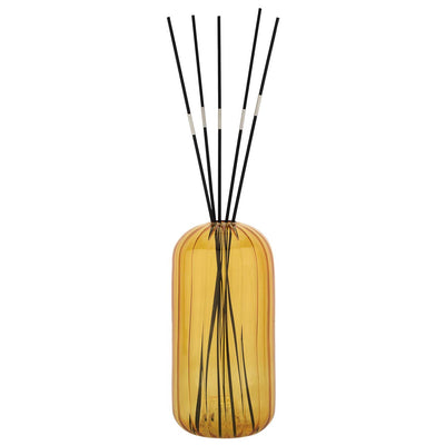 Bagutta Profumatore per Ambienti LED in Vetro Fesonato Giallo 10x20 cm Fragranza Inclusa