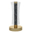 Bagutta Lampada LED in Acrilico Rifrangente Colonna Ricaricabile USB 23 cm