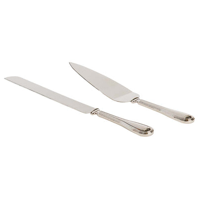 Bagutta Set Coltello e Pala per Torta Certificati per Uso Alimentare 2 pezzi