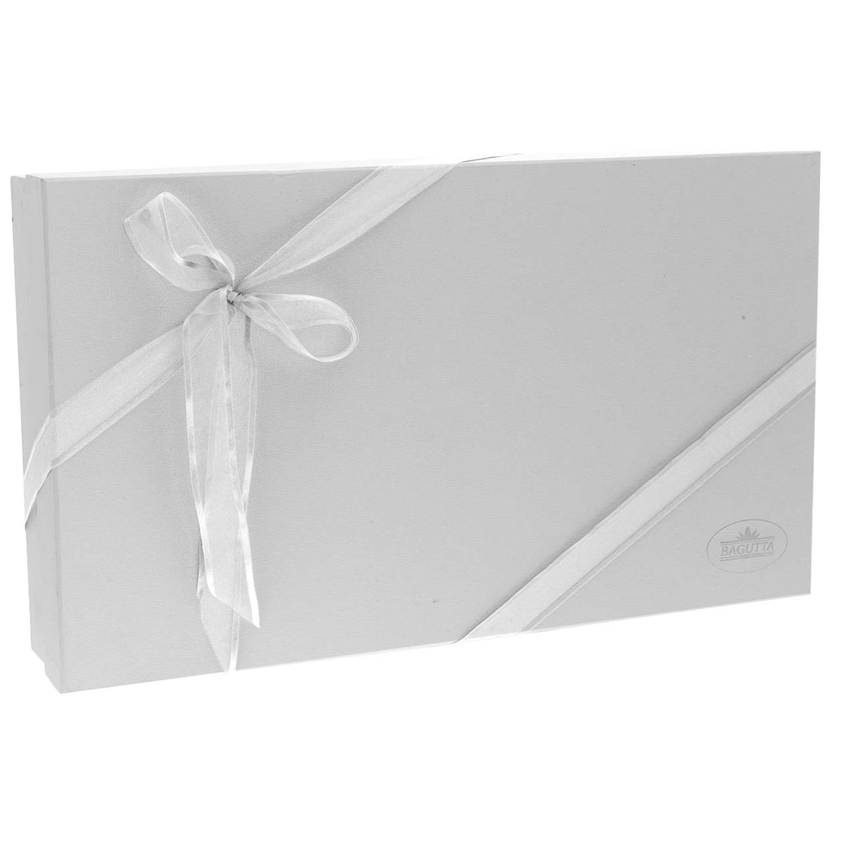 Bagutta Set 6 Calici Flûte Champagne in Vetro con Stelo Argentato 26 cm