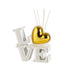 Bagutta Love Profumatore per Ambienti con Cuore Oro 12x4x11 cm Fragranza Inclusa