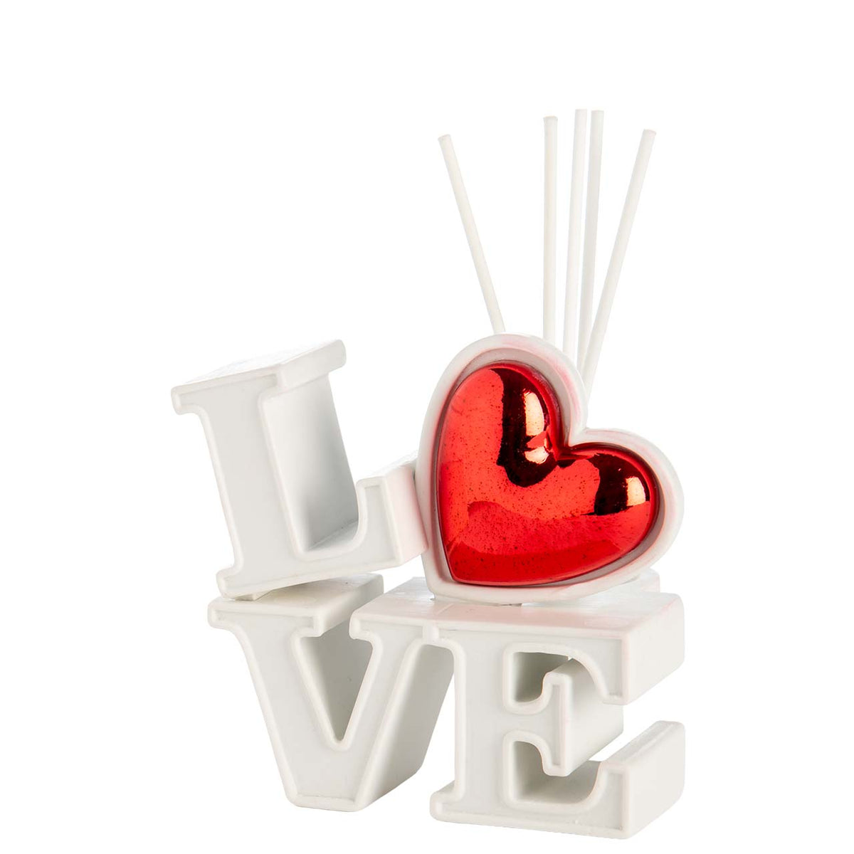 Bagutta Love Profumatore per Ambienti con Cuore Rosso 12x4x11 cm Fragranza Inclusa