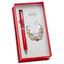 Bagutta Box Regalo con Penna Rossa e Ferro di Cavallo con Monete 9x17x5 cm