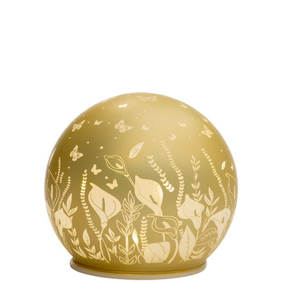 Bagutta Lampada LED Sferica Calle Crema Fissa Diametro 12 cm