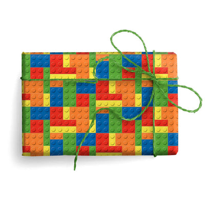 Carta Regalo Mattoncini Colorati Foglio 70 x 100 cm - 188372