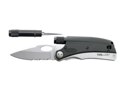 Tool Logic SL PRO3 FOLDING KNIFE & LED LIGHT & SHARPENER SLP3