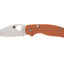 Spyderco SAGE 6 BUTTON-RELEASE BURNT ORANGE CPM REX 121 C123GPBOR