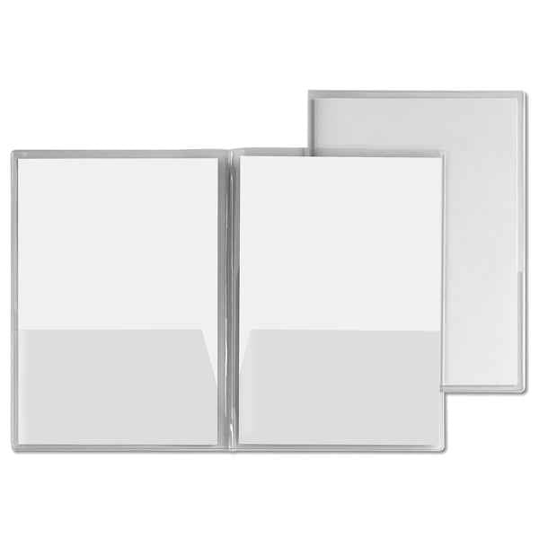 Cartella con doppia tasca Capri 69/T2 - A4 - PVC - trasparente liscio - Sei Rota - conf. 5 pezzi