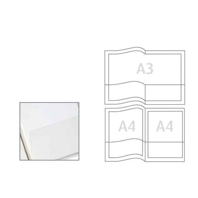 Cartella con doppia tasca Capri 69/T2 - A4 - PVC - trasparente liscio - Sei Rota - conf. 5 pezzi