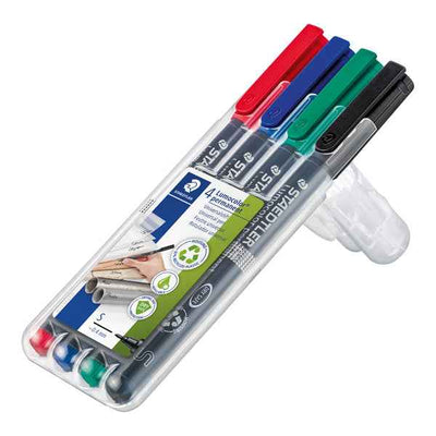 Pennarello Astucci Lumocolor Permanent 313 - punta 0,4 mm - colori assortiti - Staedtler