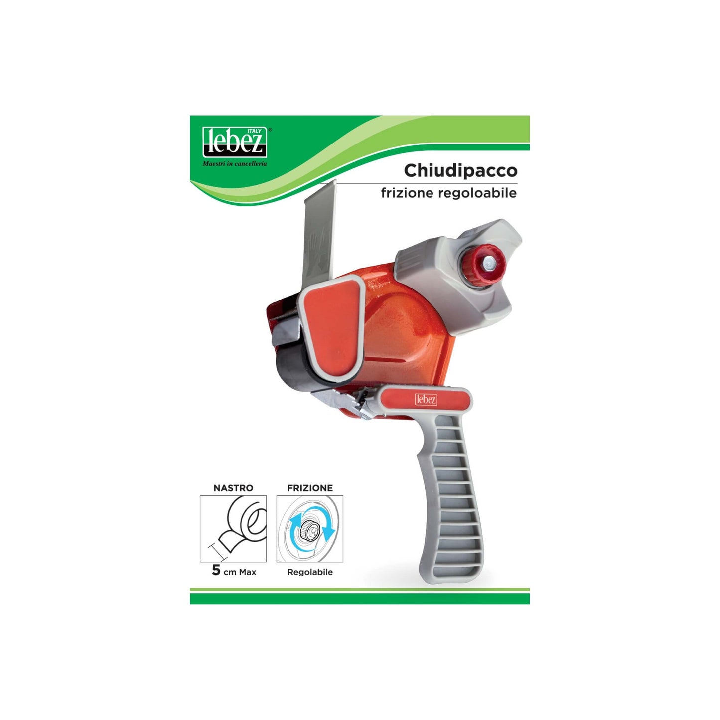 DISPENSER TENDI NASTRO MANUALE CON FRIZIONE OPEN PER NASTRI FINO A 50 mm - 08