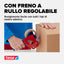 DISPENSER TENDI NASTRO MANUALE TESA 6300 ECONOMY CON FRIZIONE PER NASTRI FINO A 50 mm