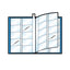 Porta biglietti da visita Asso Card - 21 x 29,7 cm - 10 buste con 10 tasche ciascuna - blu - Sei Rota