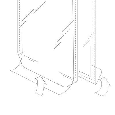 Buste Porta Avvisi Appendicartello - PVC - 23 x 33 cm - trasparente - Sei Rota - conf. 10 pezzi