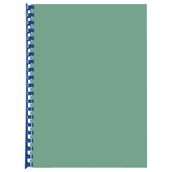 Dorsi spirale - 21 anelli - 6 mm - blu - GBC - conf. 100 pezzi