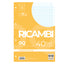 Ricambi forati Quaxima - A4 - 5 mm c/margine - 80 gr - Pigna - conf. 40 pezzi