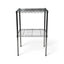Metallika Scaffale Modulare in Acciaio Cromato 60 × 35 × H 92 cm, 2 Ripiani