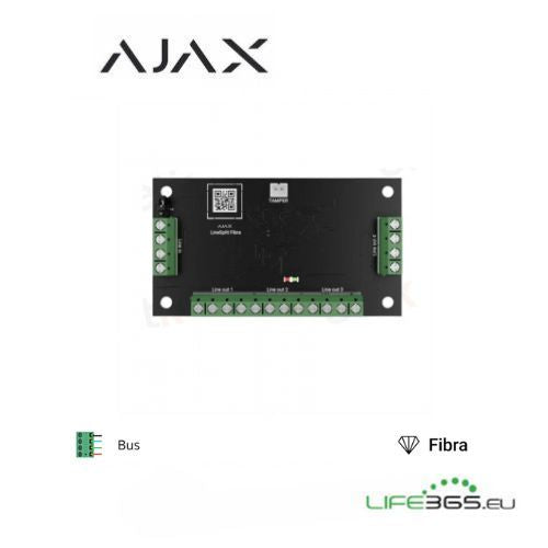 Ajax Superior LineSplit Fibra - Modulo per suddividere una linea in 4