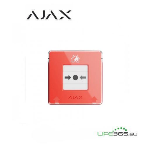Ajax EN54 Manual Call Point - Pulsante manuale antincendio (Rosso)