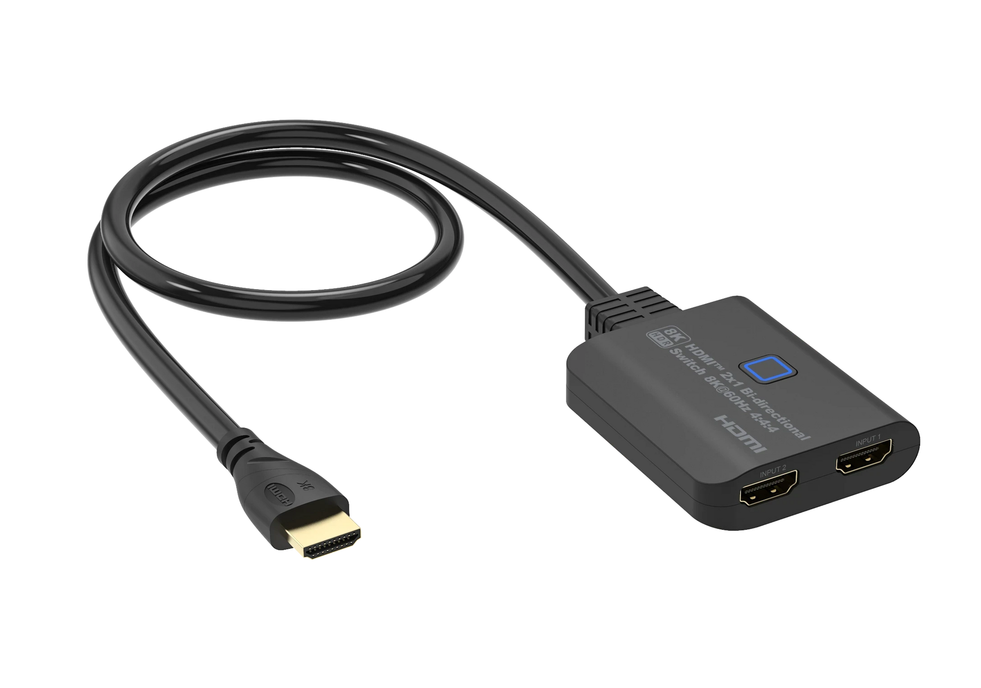 Switch HDMI 2x1, Splitter 1x2, 2 Bidirezionali, 8K@60hz