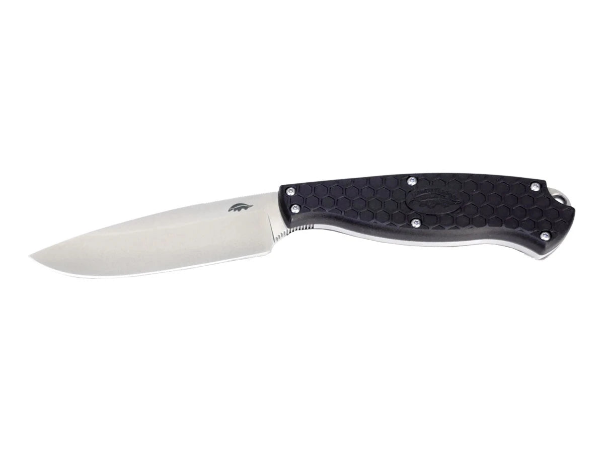Honey Badger Outfitter coltello fisso FRN nero HB5301, lama drop point 8Cr13MoV