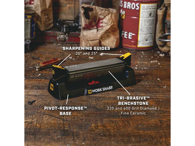 Work Sharp AFFILATORE MANUALE BENCHSTONE  KNIFE SHARPENER WSBCHBSS
