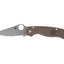 Spyderco PARA MILITARY 2 FRN BROWN CPM 15V PLAIN C81PBN15V2
