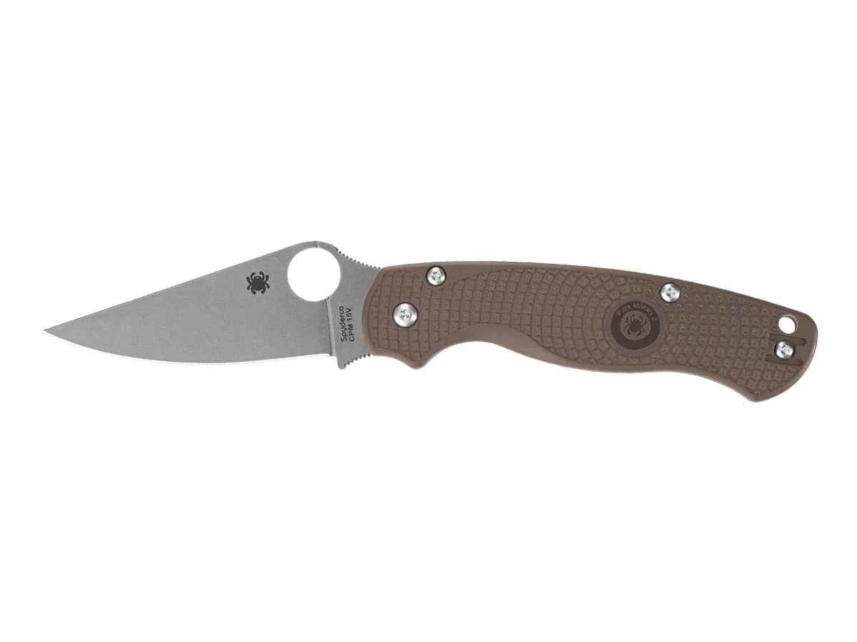 Spyderco PARA MILITARY 2 FRN BROWN CPM 15V PLAIN C81PBN15V2