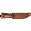 Ka-Bar USMC Short 1261 Combo dettaglio lama Cro-Van manico pelle fodero cuoio