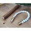 Les Fines Lames BRACCIALE PUNCH BRASS WHITE MAGNESITE - L