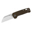 Coltello EDC QSP Mini Penguin Micarta 14C28N satin marrone QS130XS-A