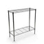Metallika Scaffale Modulare in Acciaio Cromato 90 × 45 × H 92 cm, 3 Ripiani