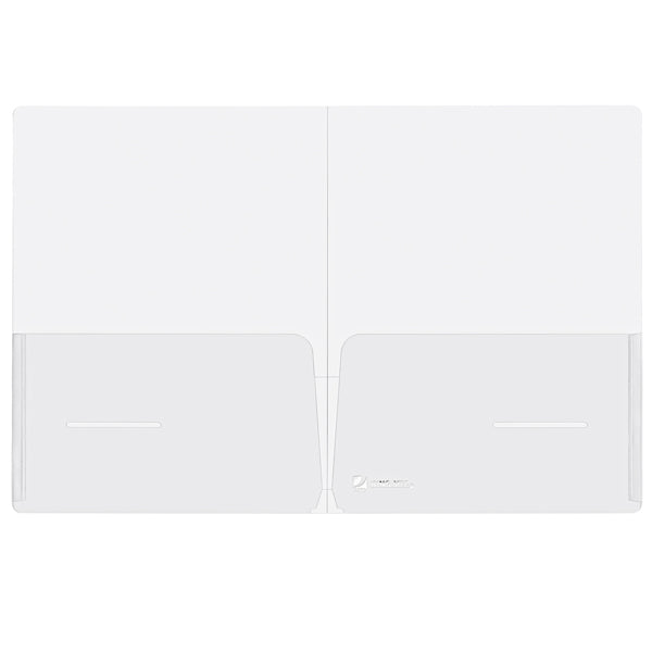 Cartella con doppia tasca Full - A4 - PP - trasparente - King Mec