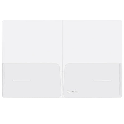 Cartella con doppia tasca Full - A4 - PP - trasparente - King Mec