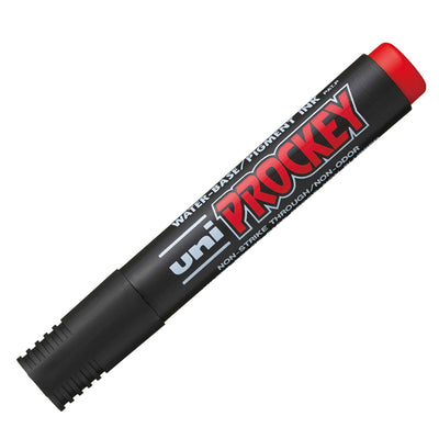 Marcatore Uni Prockey M122  - punta conica da 1,20-1,80mm - rosso  - Uni Mitsubishi