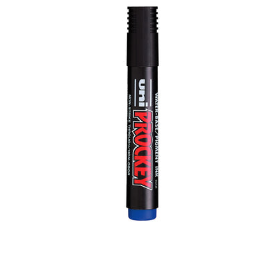 Marcatore Uni Prockey M126 - punta a scalpello da 1,00-5,70mm - blu - Uni Mitsubishi