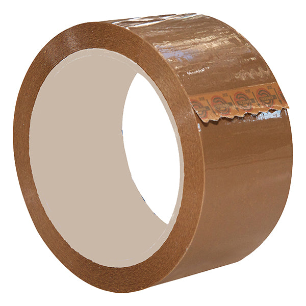 Nastro adesivo 330 - 5 cm x 66 m - PVC - avana - Eurocel