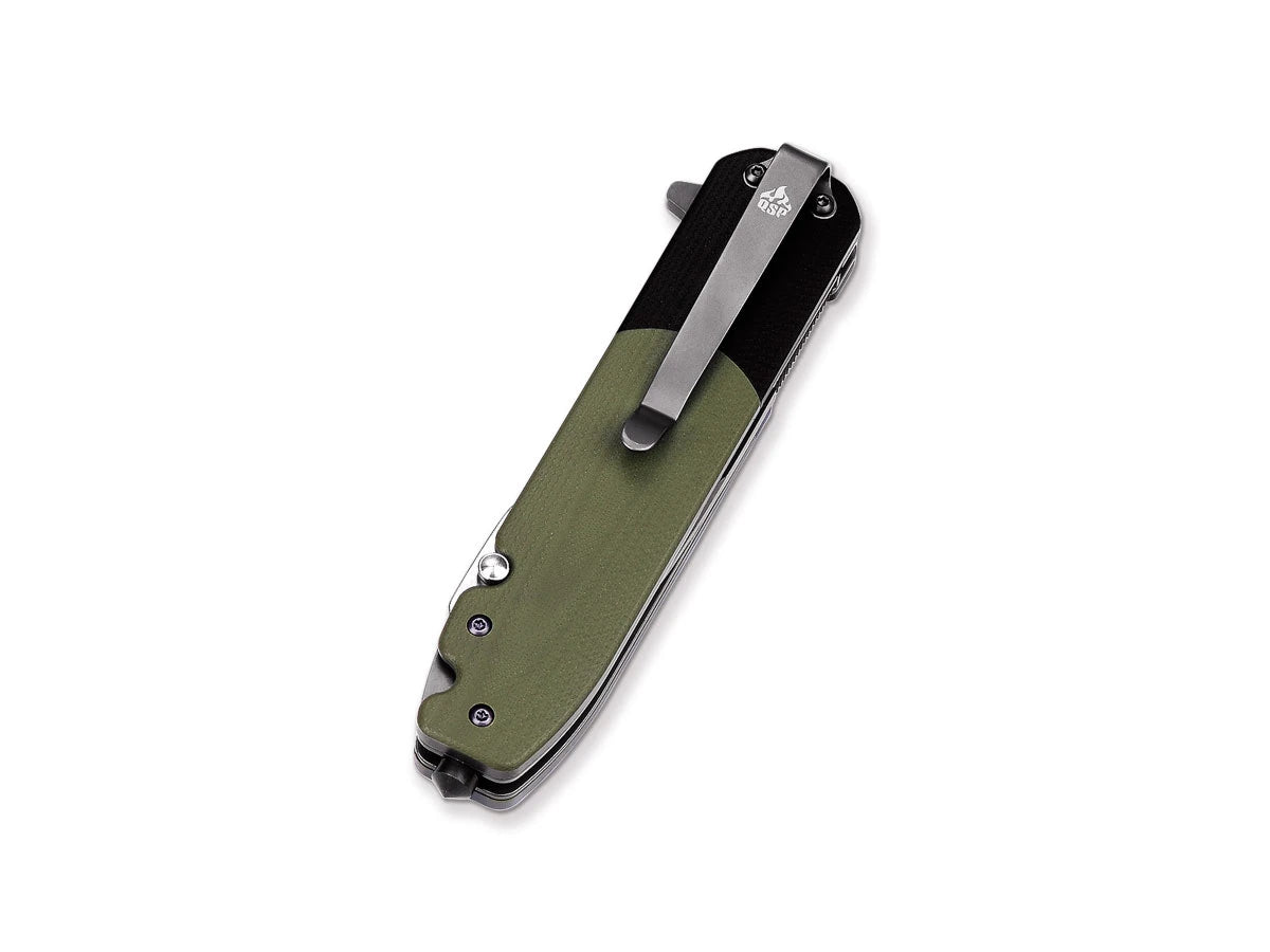 QSP Daeva QS107-B – lama D2 Ti coating 9,8 cm e flipper ball bearing