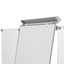 Lavagna portablocco Classic con ruote - 100 x 70 cm - bracci estensibili - bianco - Nobo