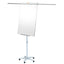 Lavagna portablocco Classic con ruote - 100 x 70 cm - bracci estensibili - bianco - Nobo